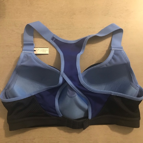Victoria’s Secret Sport Bra - Blue/Black - 34B - Picture 3 of 6